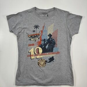 DISNEY‎ California Adventure Cars Land Cast Exclusive T-Shirt Womens 2XL Gray